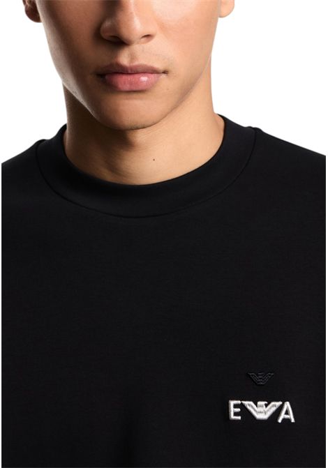 Felpa in jersey con ricamo EA in super rilievo ASV EMPORIO ARMANI | Felpe | EM002919 AF10013UC001